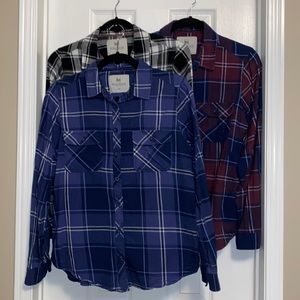 BOGO FREE Plaid Tops